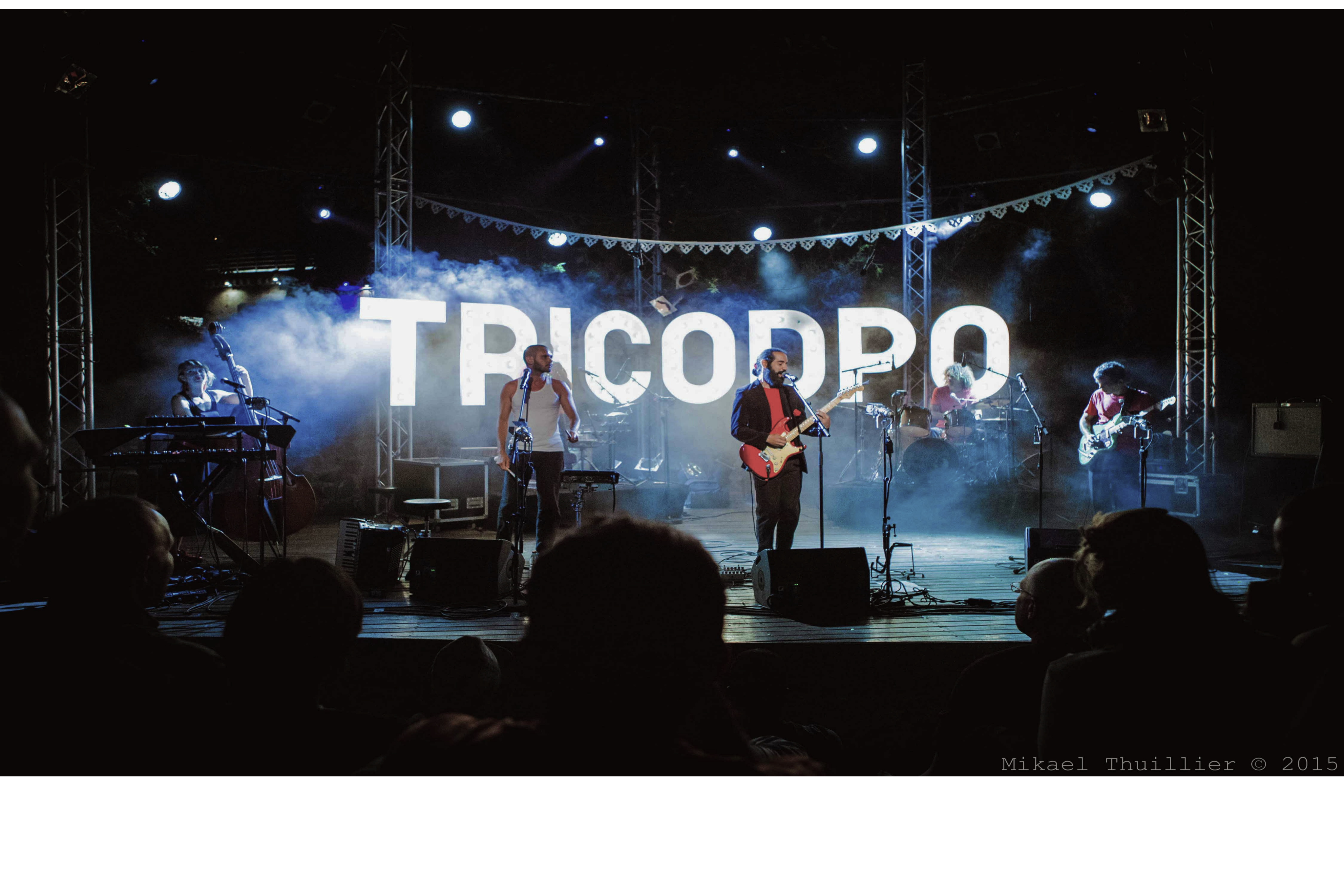 Erick Lebeau sur scène - spectacle Tricodposcopie -