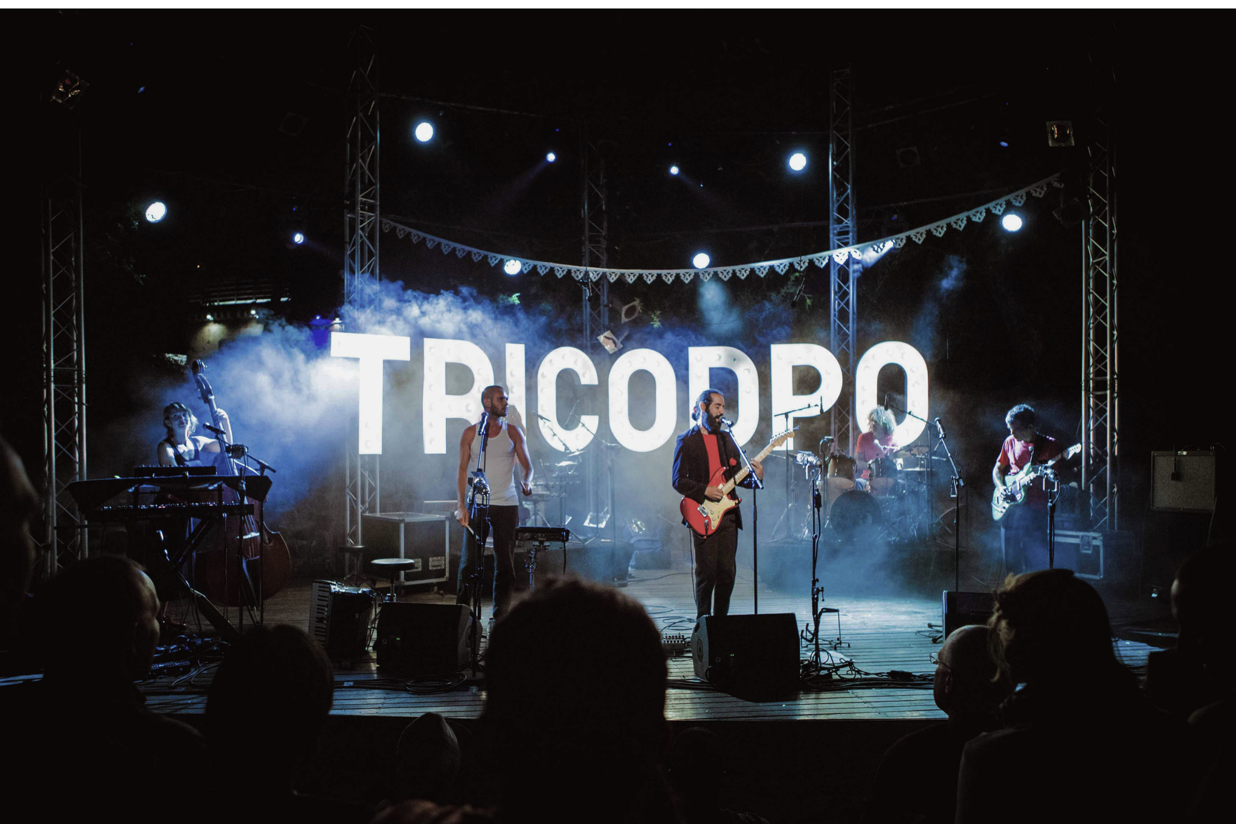 Erick Lebeau sur scène - spectacle Tricodposcopie -